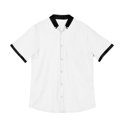 men-rsquo-s-white-short-sleeve-shirt-casual-apparel 1